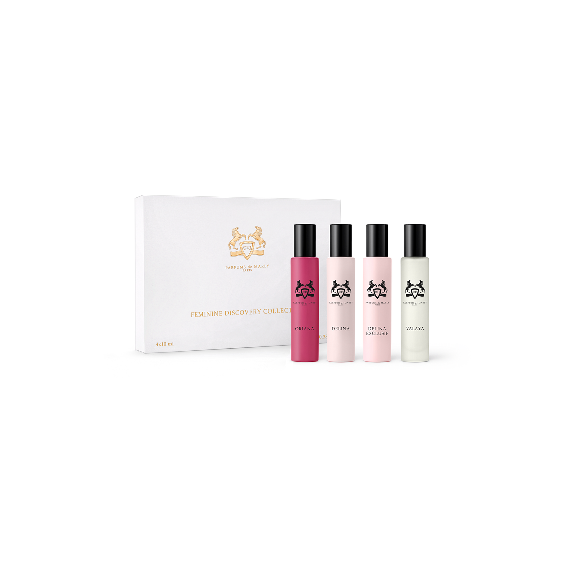 香水(女性用) (M37)Parfums de Marly Feminine Feminine Discovery Collection (4x10ml) - Parfums de Marly Official